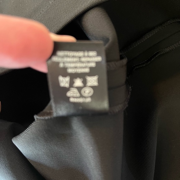 LAFAYETTE 148 Size 8 LBD Black Dress Slim Control Stretch Mesh Peek-a-Boo Sexy - Picture 16 of 16